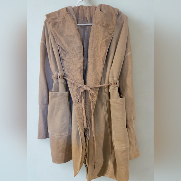 Free People Studio City Cardigan Xsmall Fit Small-med. Drawstring - Picture 4 of 9